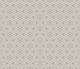 Fototapeta na wymiar Ornamental Arabic Seamless Pattern