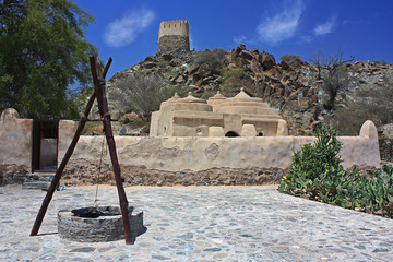 Old mosque in Bidiya, Fujairah, UAE