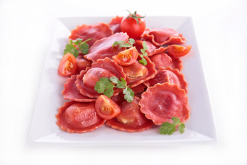 red pasta