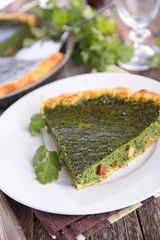 spinach quiche