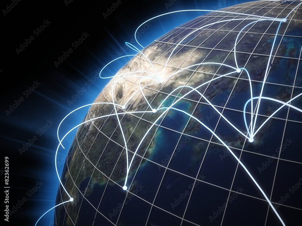 Poster technology. 3d. internet elements of this image furnished by