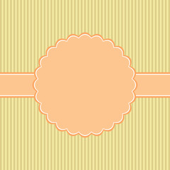 Naklejka premium Template of greeting card.