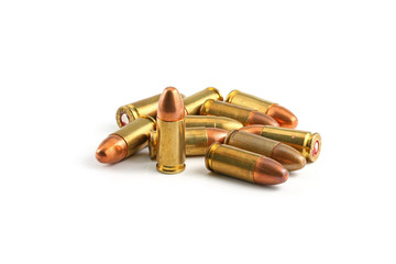 Set of bullets for 38 revolver hand gun