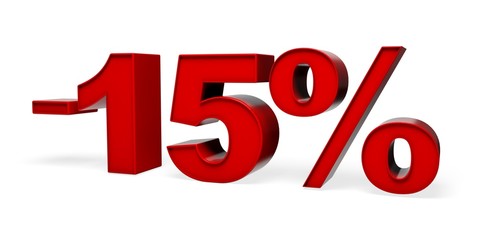 Sale. 3D. -15%