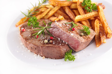 beef and french fries