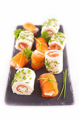 canape, buffet food