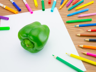 Naklejka premium Drawing Paprika