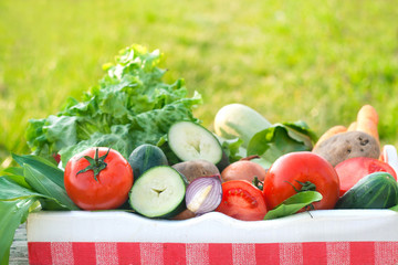 fresh organic vegetables