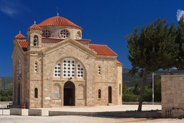 Fototapeta premium Ancient St. George church (Agios Georgios), Cyprus. 