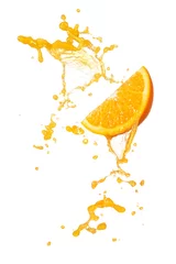 Foto op Aluminium orange splash © Okea