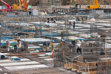 再開発中の豊洲地区