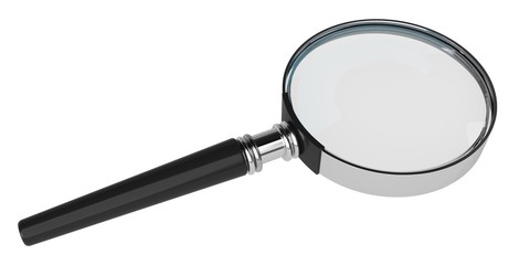 Magnifying Glass. 3D. Magnifying Glass