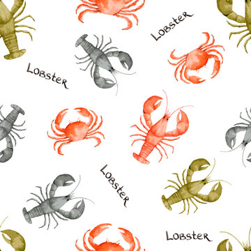 Watercolor seamless pattern