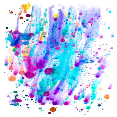 Colorful watercolor