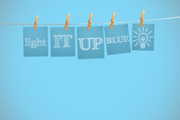 Composite image of light bulb