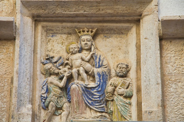 Historical palace. Molfetta. Puglia. Italy.