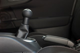 manual gear shift handle and handbrake