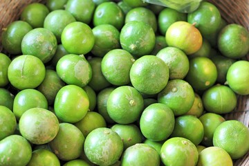 fresh lemon in the market