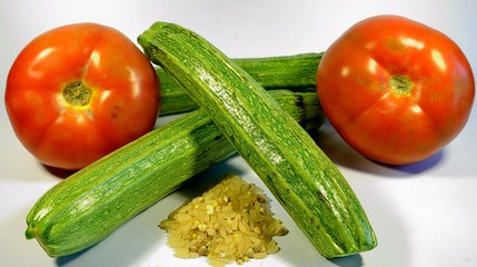Risotto Zucchine e Pomodori