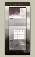 simplicity one page website template design