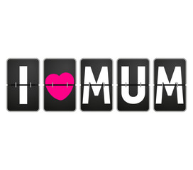 I Love MUM aéroport VECTEURS 2
