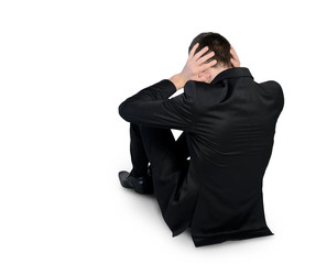 Business man thinking solution