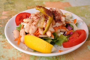 Turkish bean salad