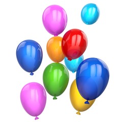 Balloon. 3D. Party Balloons
