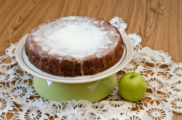 apple pie with cinnamon