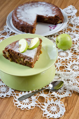 apple pie with cinnamon