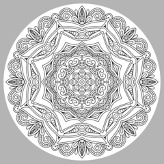 coloring book page for adults - zendala