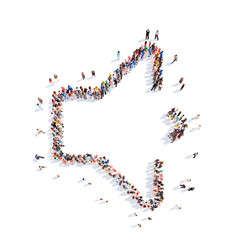 people in the form of sound icon.