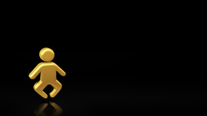 Newborn sign black slide