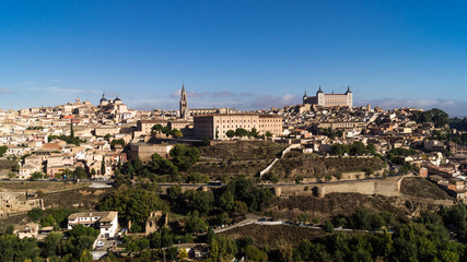 Fototapeta na wymiar Landscape of Toledo, Castilla la Mancha, Spain