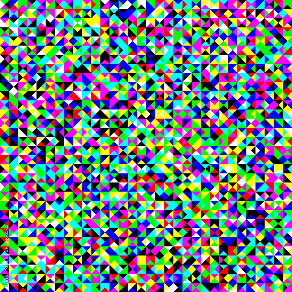 Poster triangles colorful noise pattern.