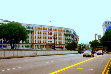 Obraz premium North Bridge Road, Singapore City , South East Asia