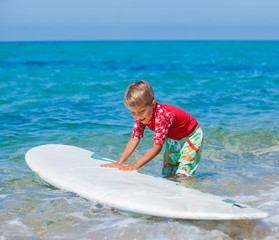 Boy with surf