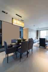 modern dining room