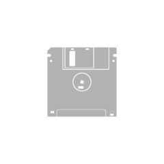 Simple floppy disk icon.