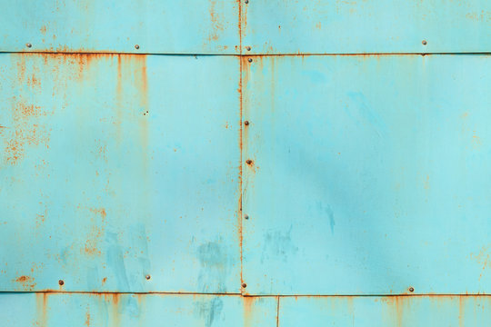 Rusty painted metal background