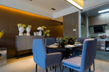 modern dining room