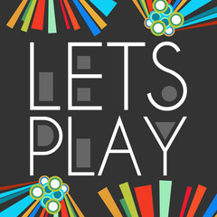 Lets Play Dark With Colorful Elements