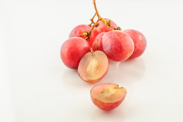 red grape isolated