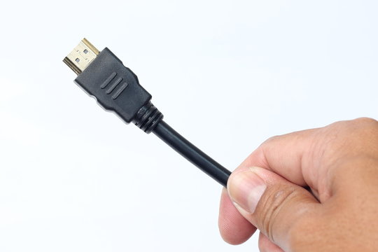 HDMI Cable on a White Background