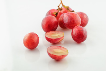 red grape isolated