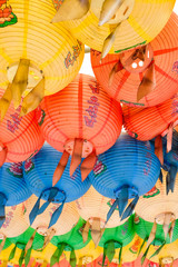 Lantern in Buddhist Temple at Korea