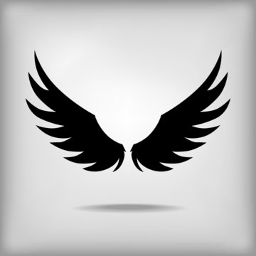 Black wing icon
