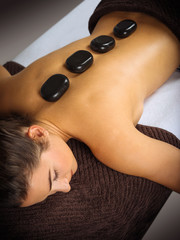 Hot stone massage
