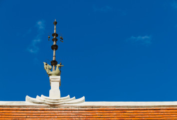 Obraz premium Thai swan lightning rod