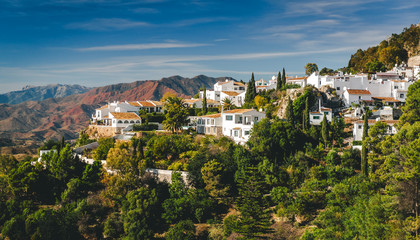 Fototapeta na wymiar Charming little white village of Mijas. Spain